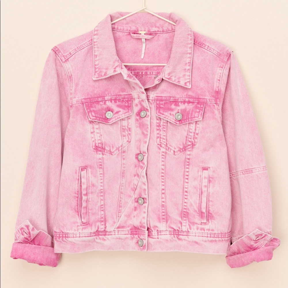 Free People Rumors Denim Jacket